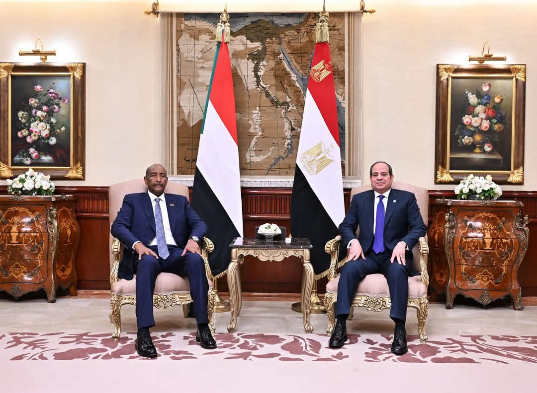 الرئيس السيسي يستعرض سبل تعزيز التعاون الثنائي مع السودان