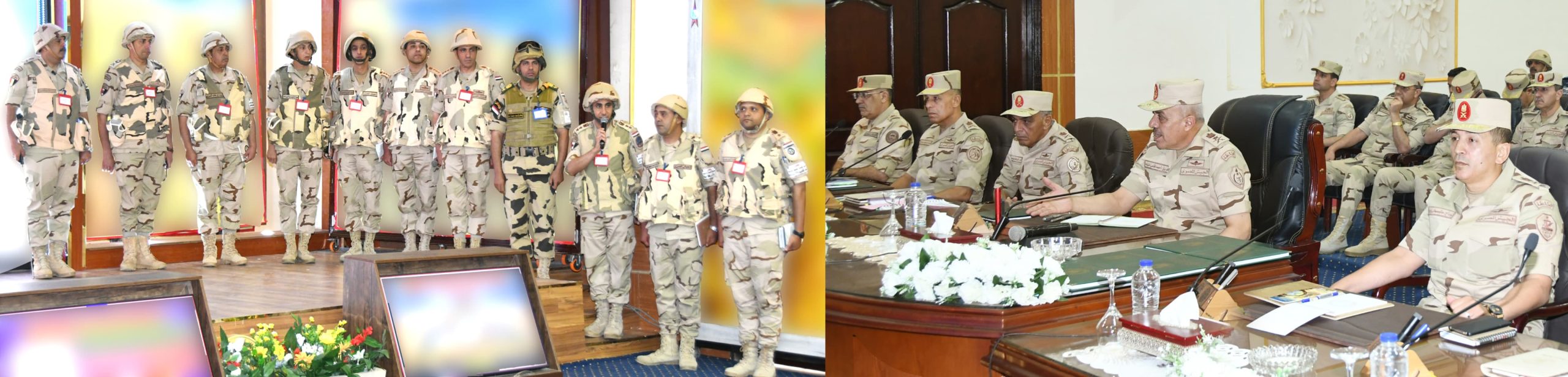 وزير الدفاع يشهد تنفيذ المرحلة الرئيسية لمشروع مراكز القيادة التعبوى للمنطقة الغربية العسكرية