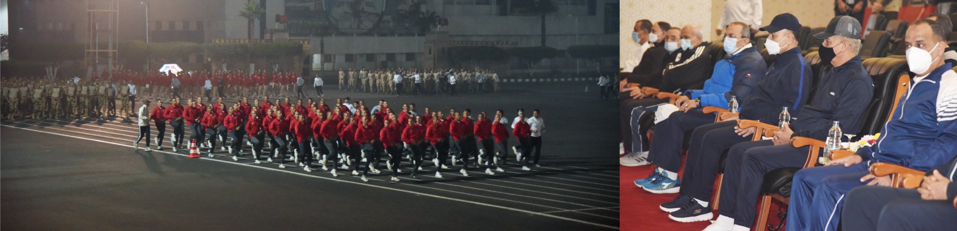 وزير الدفاع يتفقد عددا من الأنشطة التدريبية للطلبة بالكلية الحربية