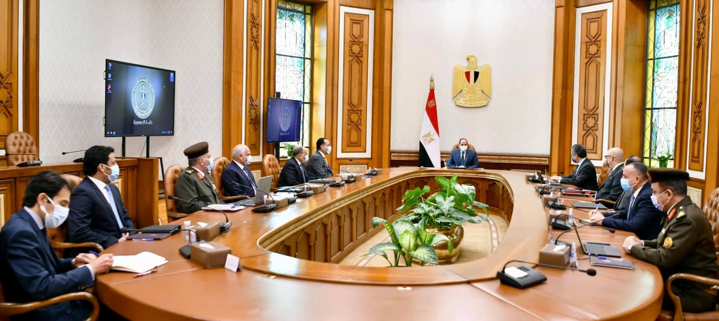 الرئيس السيسي يتابع الموقف التنفيذي لمشروع المتحف المصري الكبير