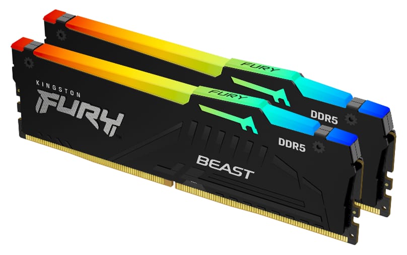 كينغستون فيوري تطلق Kingston FURY Beast DDR5 RGBلتعزيز أداء التشغيل