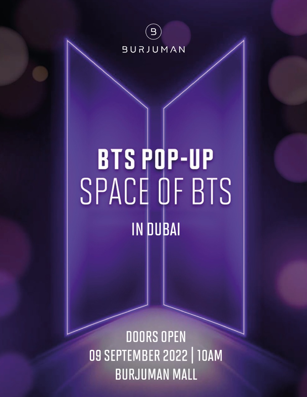 افتتاح المتجر المؤقت SPACE OF BTS لأول مرة في دبي بمركز برجمان