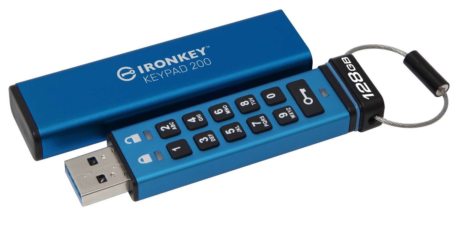 كينغستون تكشف عن ذاكرة Keypad 200 ضمن سلسلة الذواكر المحمولة المشفرة IronKey