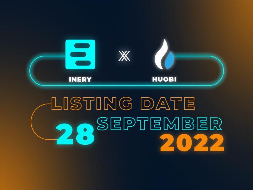 منصة Huobi العالمية تدرج عملة Inery الرقمية.. ٢٨ سبتمبر