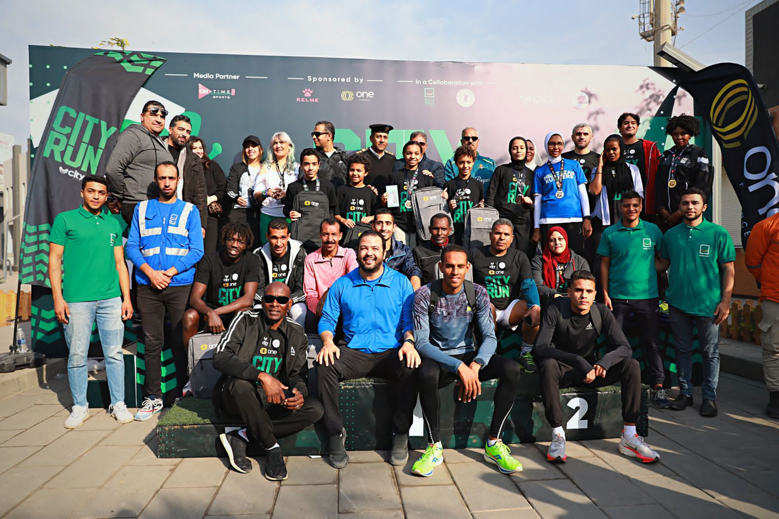 جوائز للفائزين من كبار السن وتكريم ذوي الهمم في مارثون الجري City Run بنها