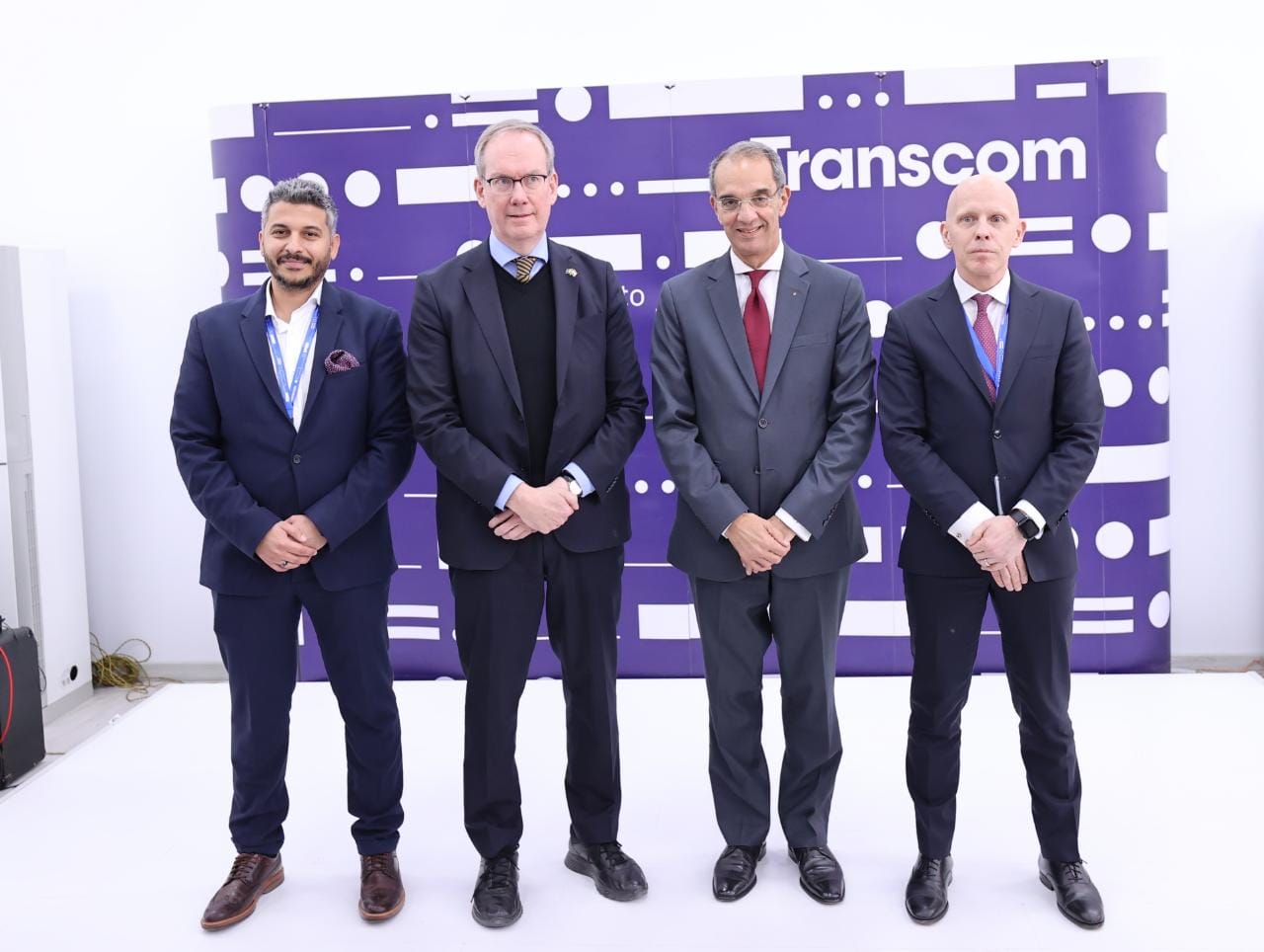 وزير الاتصالات يفتتح مقر شركة ترانسكوم Transcom السويدية بمصر