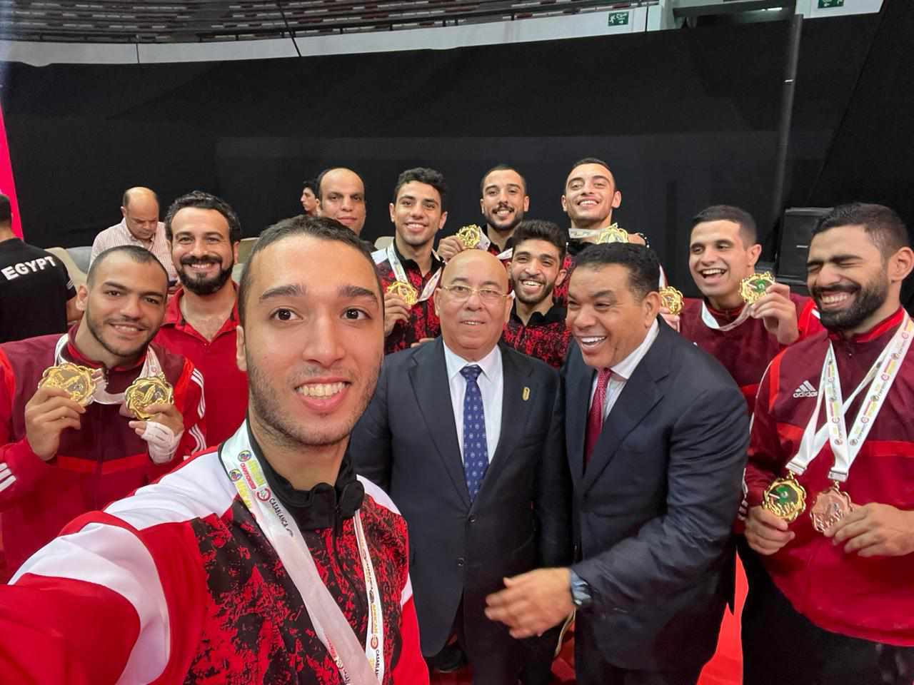 سيطرة ابطال منتخب مصر للرجال والسيدات على التصنيف العالمى للكاراتيه