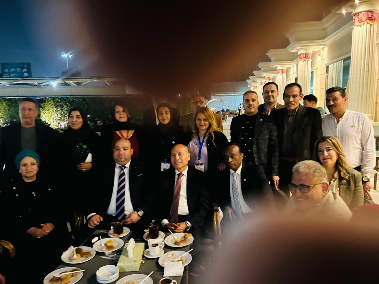 حماة الوطن والتنفيذيين على مائدة الإفطار في مدينة نصر