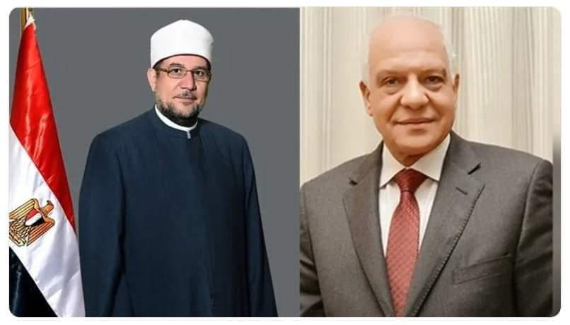 وزير الأوقاف ومحافظ الجيزة يفتتحان مسجد الروضة