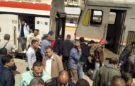 العناية الإلهية تنقذ ركاب قطار القاهرة - الإسكندرية عقب اصطدامه بجرار بالمنوفية
