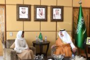 سفير المملكة العربية السعودية لدى مصر يستقبل رائدة الفضاء ريانة برناوي
