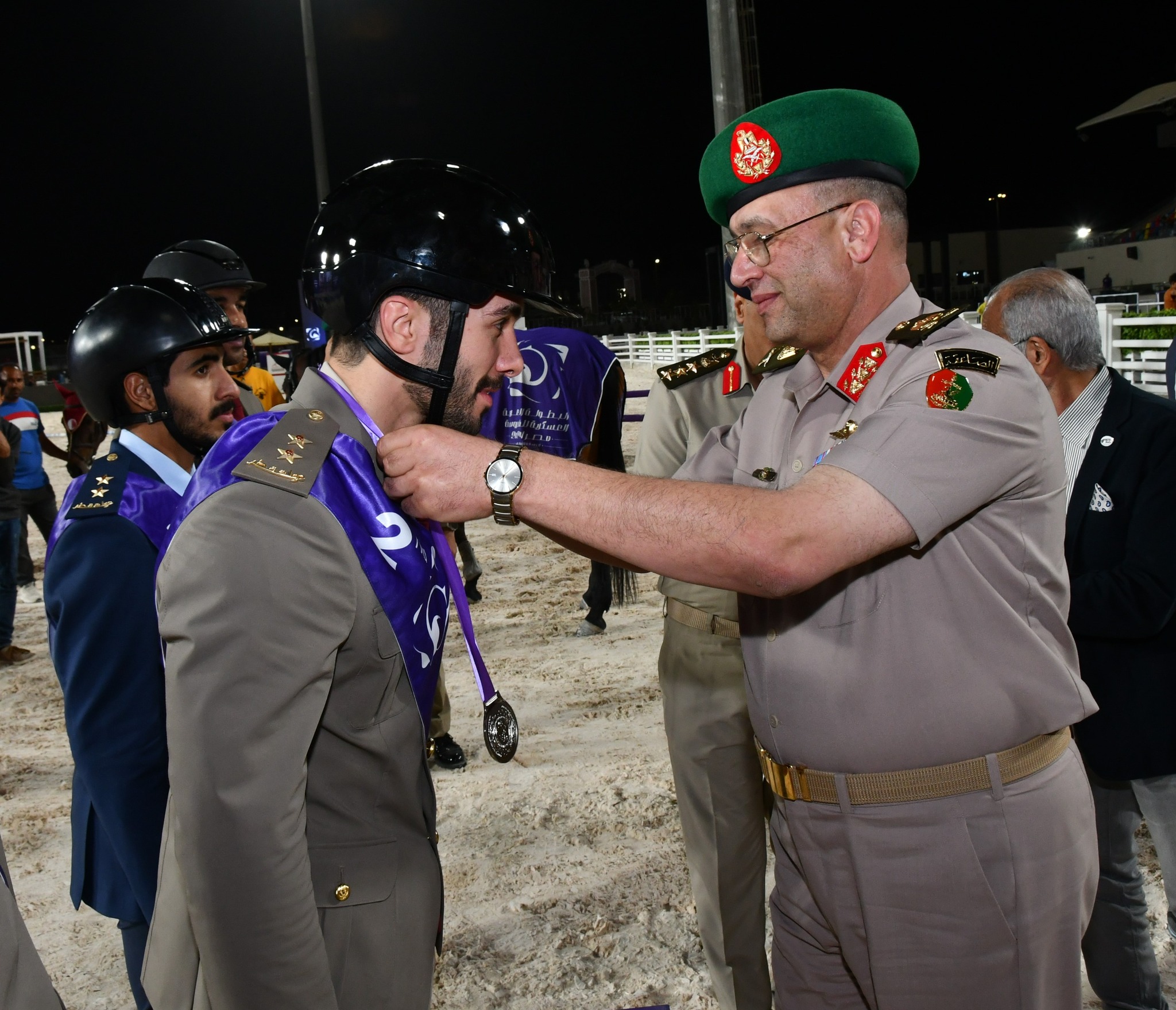 انطلاق فعاليات البطولة العربية العسكرية للفروسية بنادى الفروسية بمدينة مصر للألعاب الأولمبية