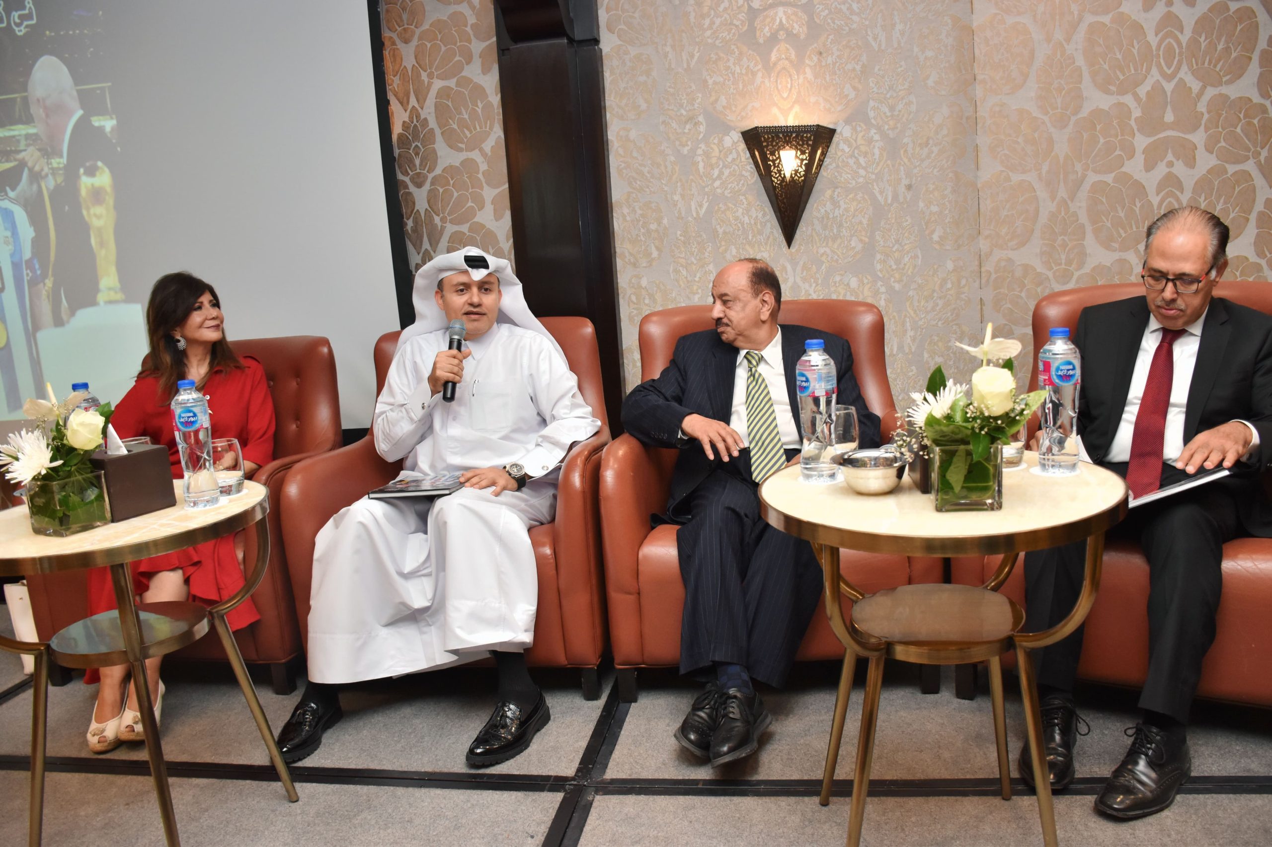 سفارة قطر بالقاهرة تنظم حفل تدشين كتاب «كيف أبهرت قطر العالم فى كأس العالم»
