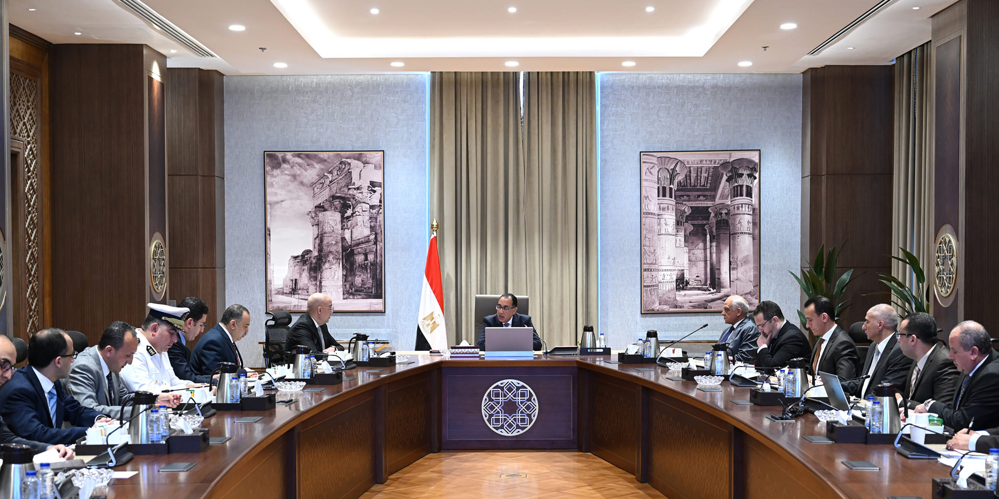 رئيس الوزراء يتابع أعمال بالتجمع العمراني الجديد بجزيرة الوراق