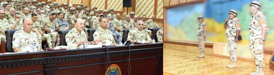 رئيس الأركان يشهد المرحلة الرئيسية لمشروع مراكز القيادة الإستراتيجى التعبوى  بالمنطقة الشمالية العسكرية