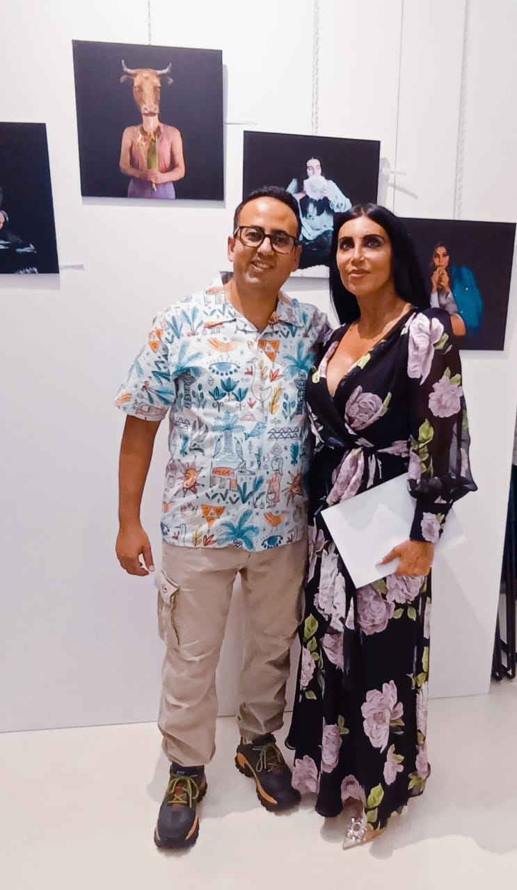 بالصور افتتاح فعاليات معرض سيمفونية المتضرعات للفنان وسيم إمام بروما