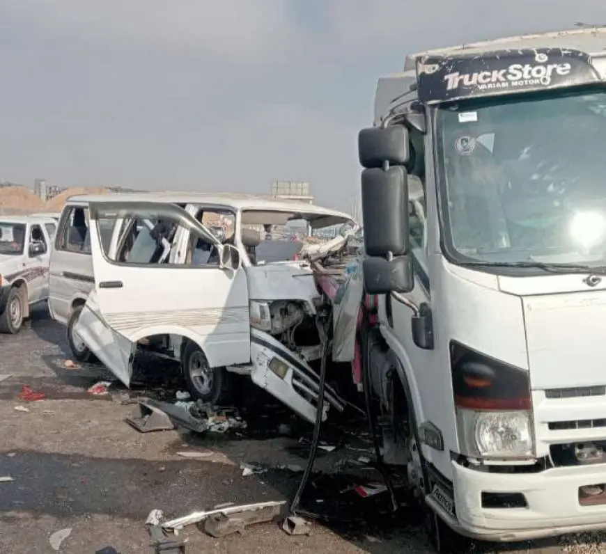 الصحة: خروج جميع المصابين بعد تحسن حالتهم في حادث انقلاب أتوبيس رحلات لدير الأنبا أنطونيوس