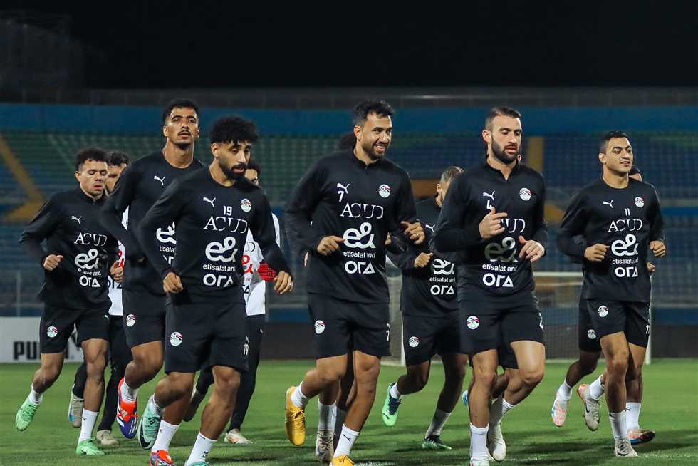 المنتخب المصرى يخوض أول تدريب جماعي استعداداً لمواجهة بوتسوانا