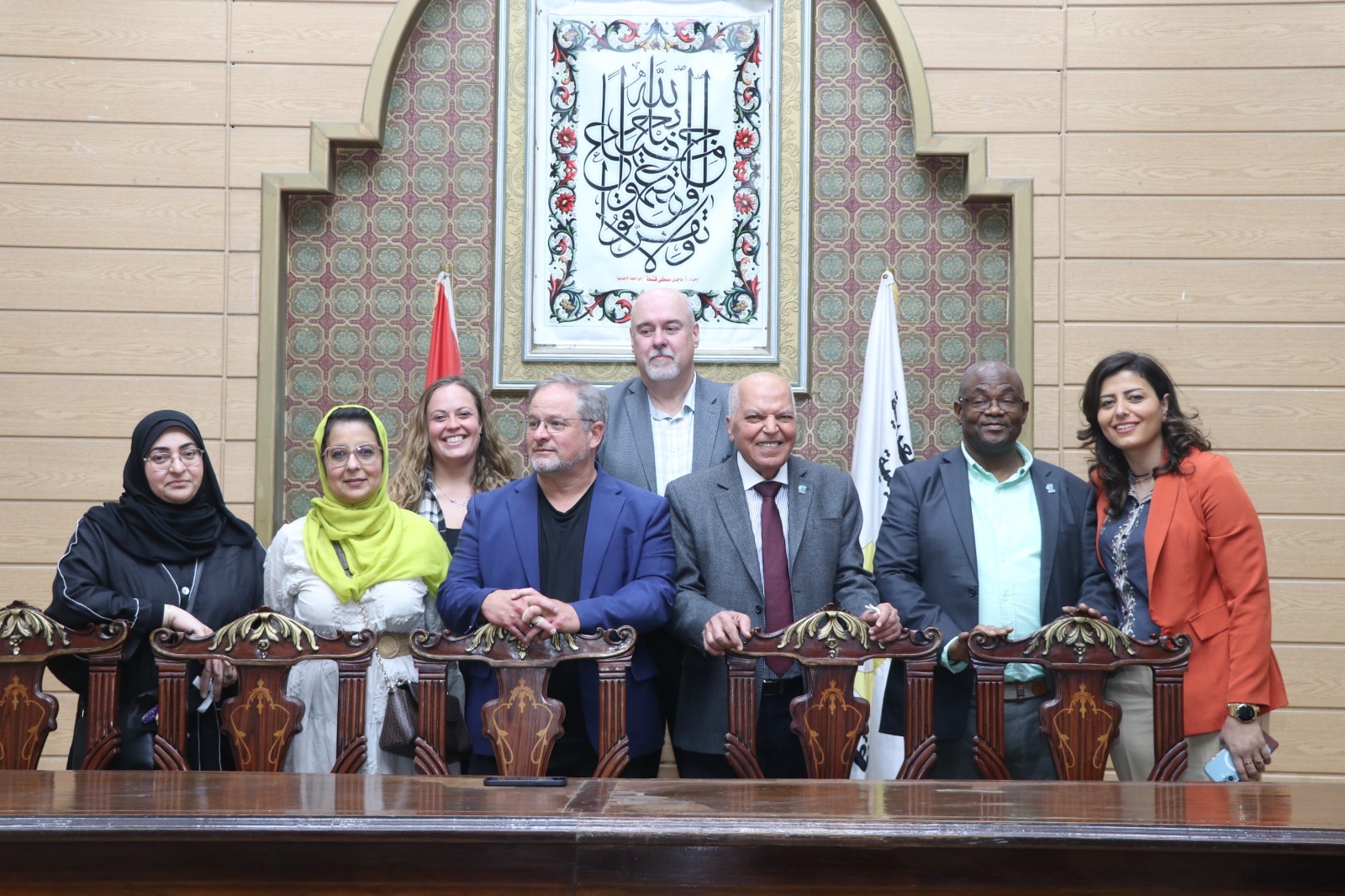 الزناتي يستقبل وفد من منظمة 