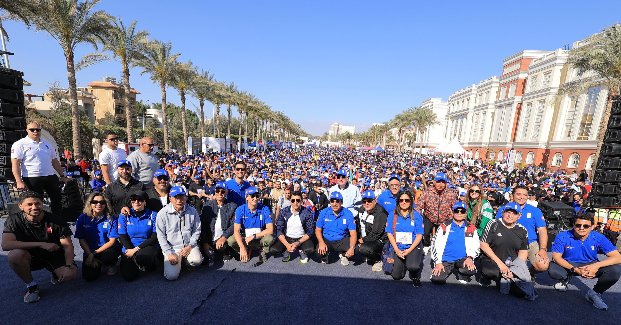 وزير الرياضة يشهد إطلاق أكبر ماراثون من أجل التعليم المتميز بالجامعة البريطانية