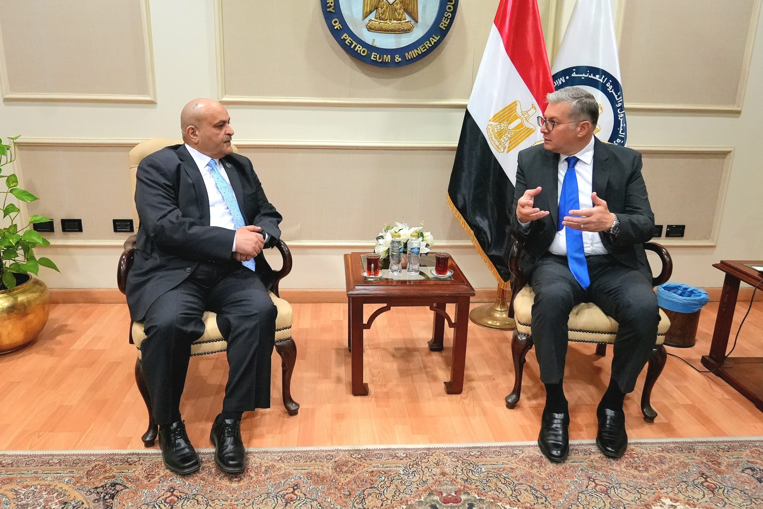 بدوي يستقبل الأمين العام لمنظمة الأقطار العربية المصدرة للبترول «أوابك»