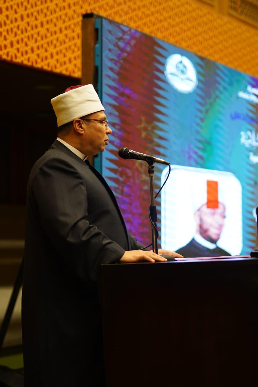 البيومى يلقي كلمة في مؤتمر كلية الدراسات الإسلامية والعربية بجامعة الأزهر