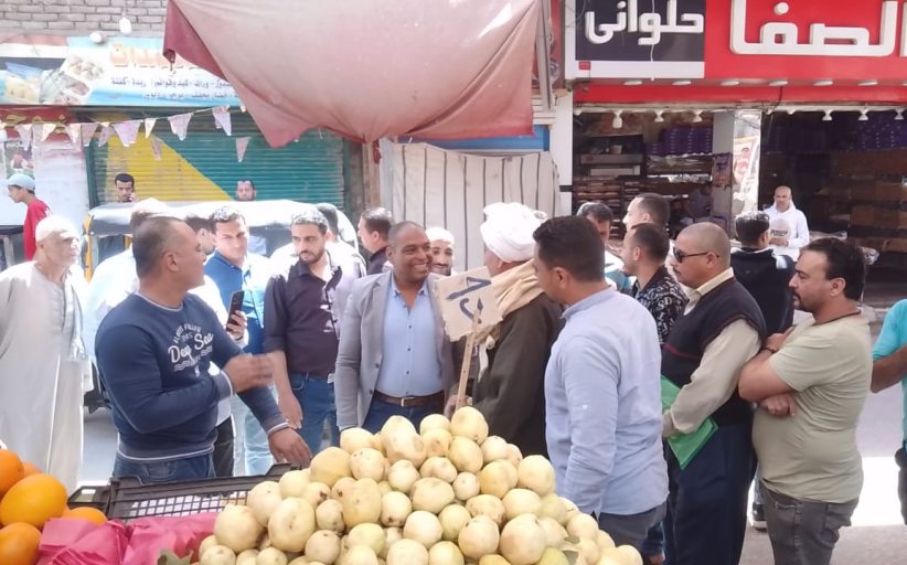 مركز ومدينة الصف بالجيزة ينظم حملة مكبرة لمتابعة تطبيق التعريفة الجديدة والتفتيش على المحلات