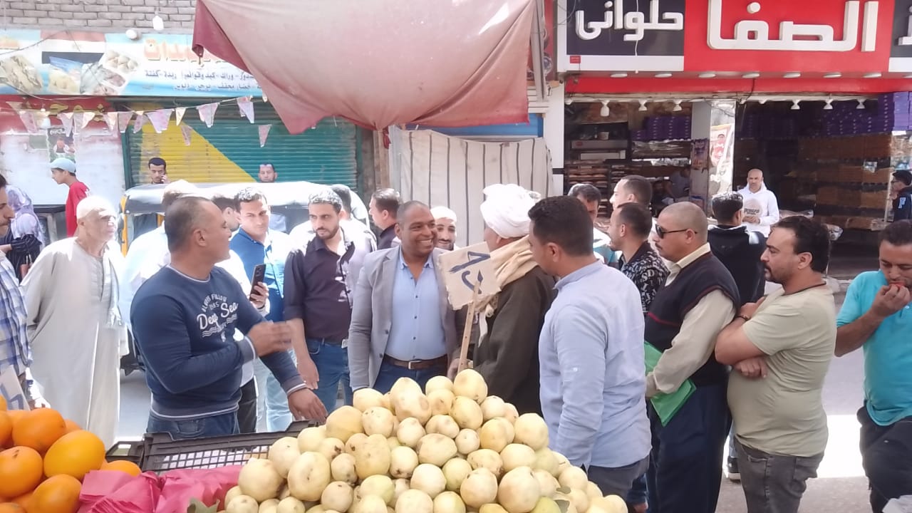 مركز ومدينة الصف بالجيزة ينظم حملة مكبرة لمتابعة تطبيق التعريفة الجديدة والتفتيش على المحلات