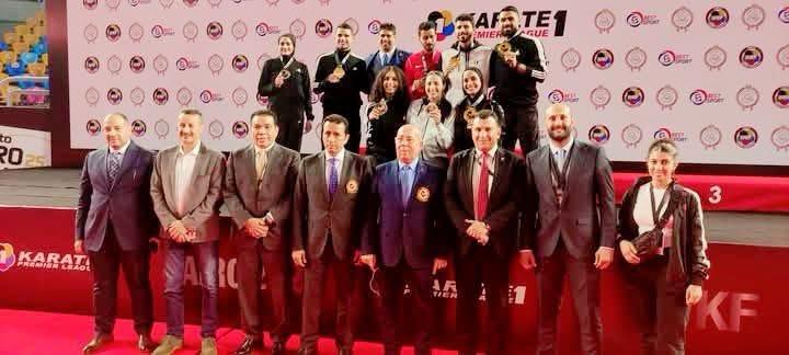 وزير الشباب والرياضة يهنئ أبطال مصر بتصدرهم الدوري العالمي للكاراتيه