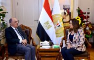 عوض تلتقي رئيس لجنة المشروعات الصغيرة والمتوسطة بمجلس النواب