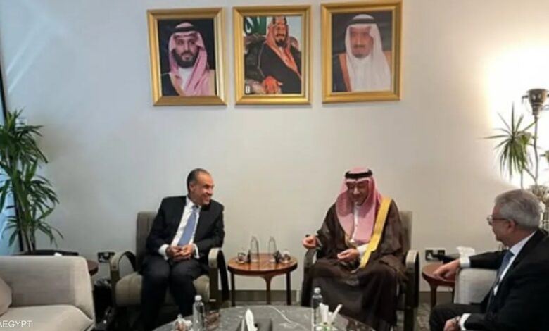 وزير الخارجية يستقبل نظيره المصري ويعقدان اجتماع لجنة المتابعة والتشاور السياسي على المستوى الوزاري