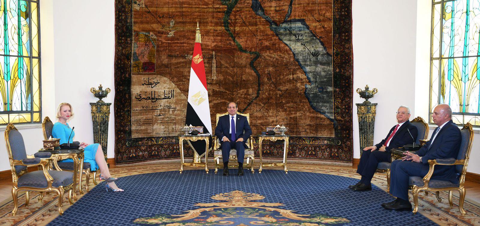 الرئيس السيسى يبحث سبل تعزيز التعاون بين مصر وسلوفينيا