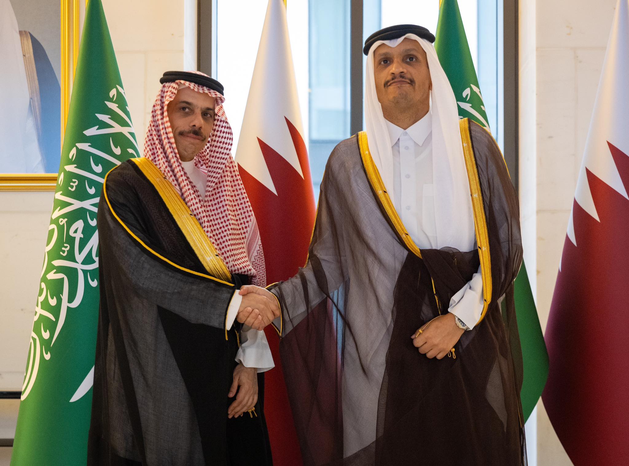 وزير الخارجية السعودي يلتقي نظيره القطري ويترأسان اجتماع اللجنة التنفيذية للمجلس التنسيقي بين البلدين 