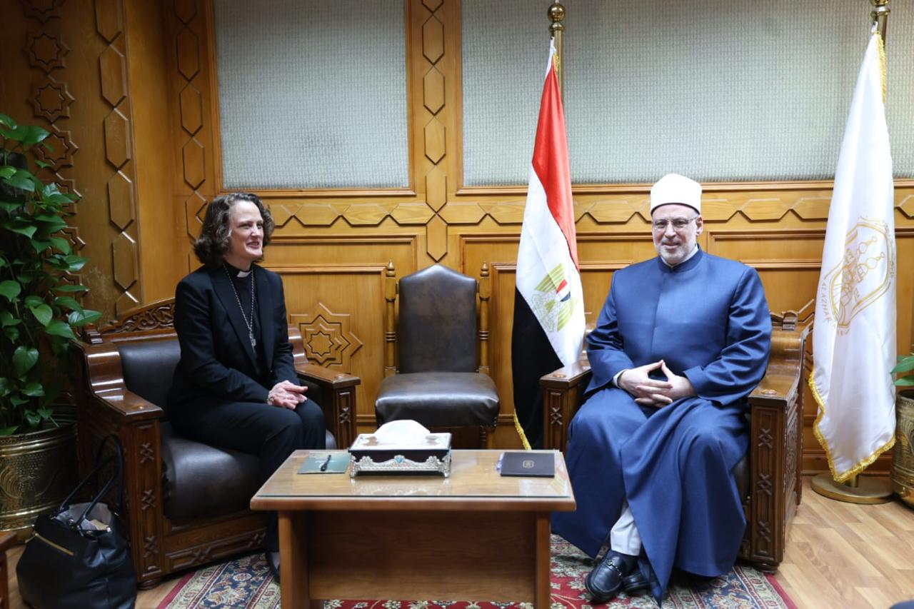وكيل الأزهر يستقبل وفد منظمة 