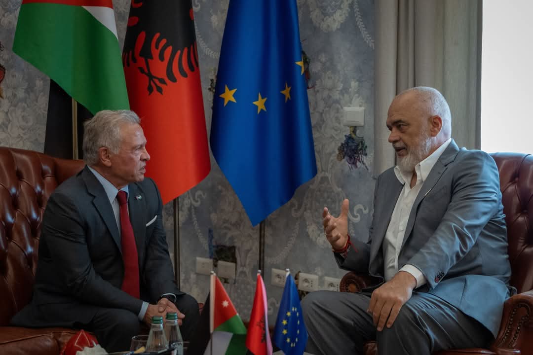الأردن وألبانيا يؤكدان ضرورة إيجاد أفق سياسي لتحقيق السلام العادل والشامل وفق حل الدولتين