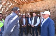 وزير الإسكان يتفقد النزل البيئي القديم والفندق الجبلى ومركز الزوار بمشروع تطوير موقع التجلي الأعظم بمدينة سانت كاترين