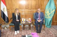 محافظ القليوبية يستقبل المدير التنفيذى للاكاديمية الوطنية للتدريب وتاهيل الشباب