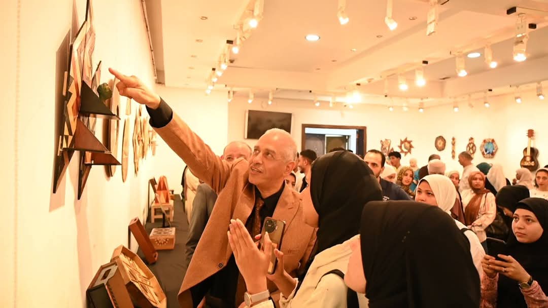 جامعة الفيوم: افتتاح المعرض الطلابي 
