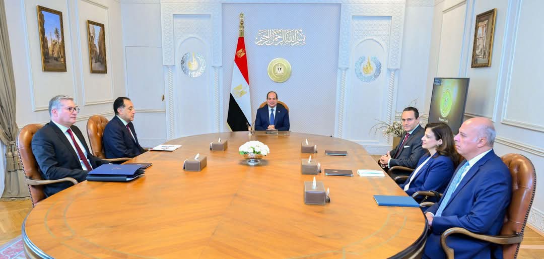 الرئيس السيسي يبحث التعاون مع شركة شل العالمية
