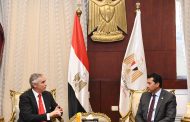 وزير الرياضة يشهد المؤتمر الصحفي للإعلان عن البطولات العربية والإفريقية للترايثلون بالجلالة