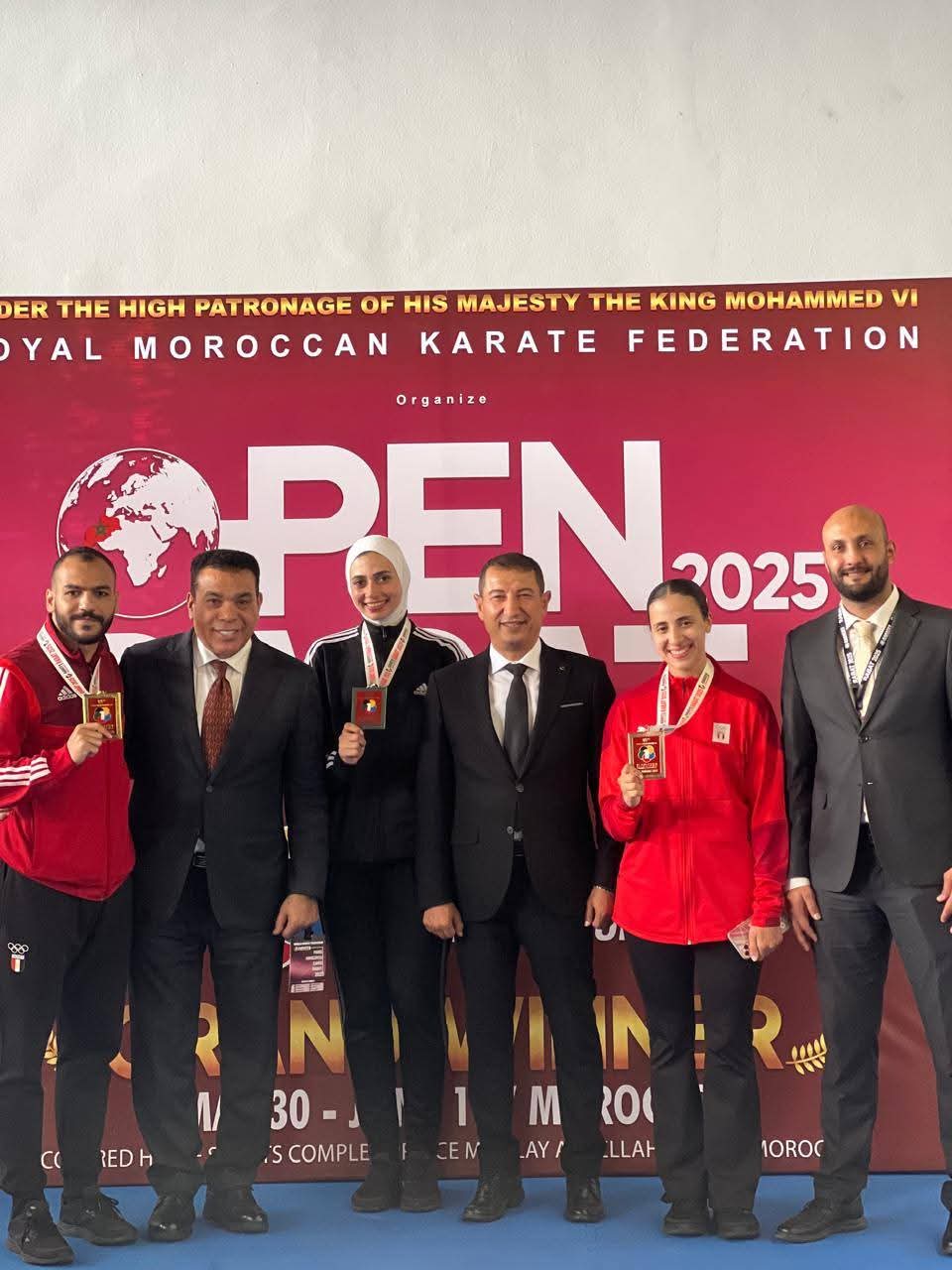الكاراتيه المصري يتألق عالميًا ويتوج بـ6 ميداليات في بطولة البريميرليج الدولية بالرباط