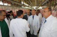 محافظ القاهرة يطمئن على اتخاذ الاجراءات الصحية أثناء الذبح والكشف على الذبائح بمجزر 15 مايو