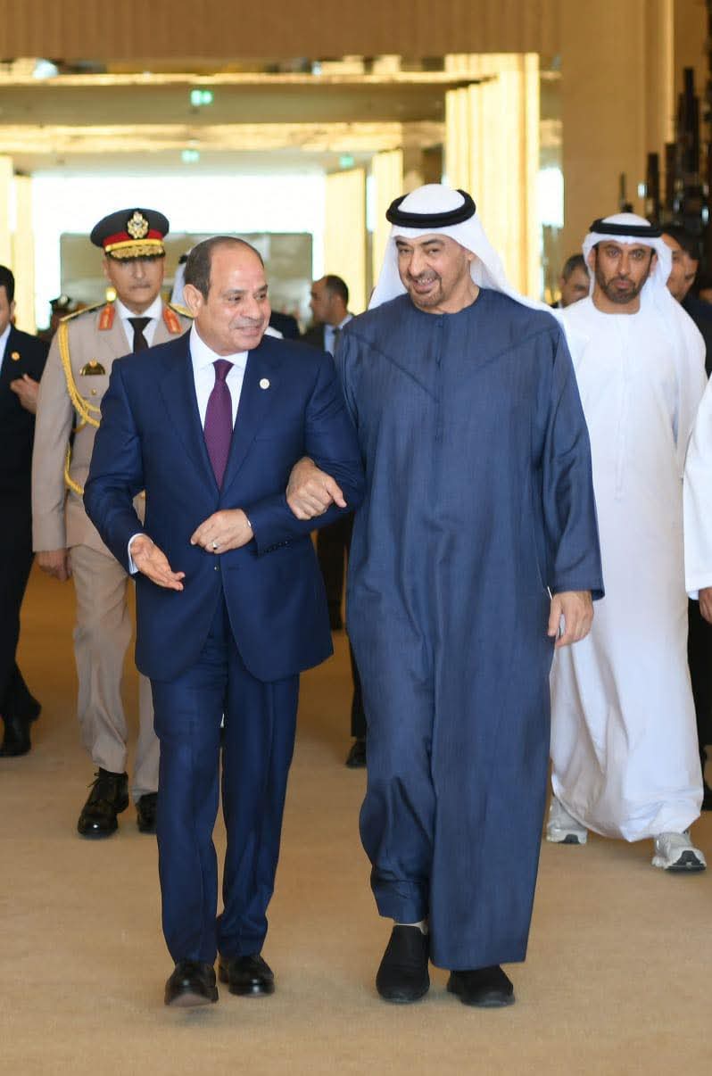 الرئيس السيسى وبن زايد يبحثان العلاقات الثنائية بين البلدين الشقيقين وسبل تعزيزها