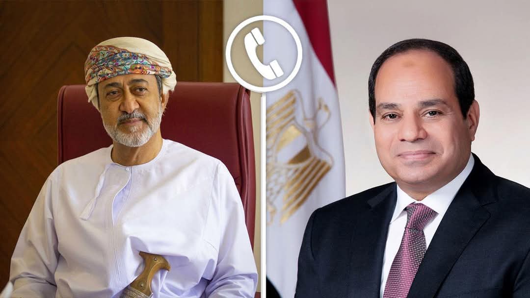 الرئيس السيسى يلتقى اتصالا من سلطان سلطنة عمان للتهنئة بمناسبة عيد الأضحى