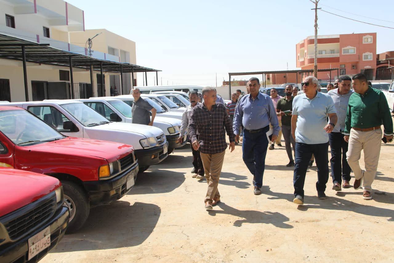 الزملوط يتفقد أعمال تطوير الحملة الميكانيكية.. وإنشاء المجمع الحرفي