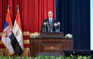 رئيس وزراء صربيا يلقى محاضرة تذكارية فى قاعة الاحتفالات الكبري بجامعة القاهرة