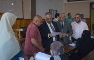 نائب رئيس جامعة الأزهر يتفقد سير الامتحانات بالدراسات الإسلامية للبنات بكفر الشيخ