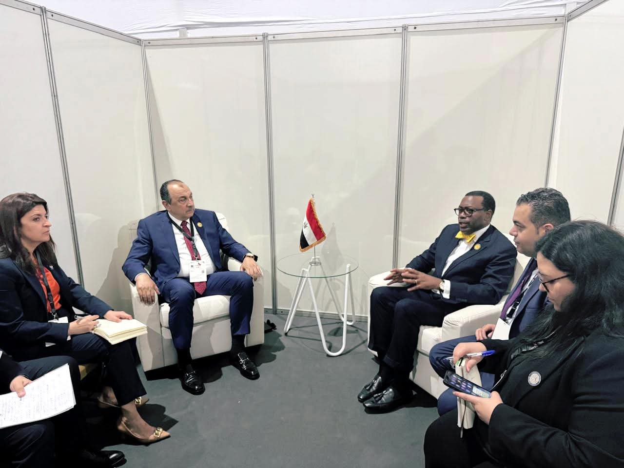 شيمى يبحث مع رئيس البنك الإفريقي للتنمية التعاون وتعزيز الشراكة