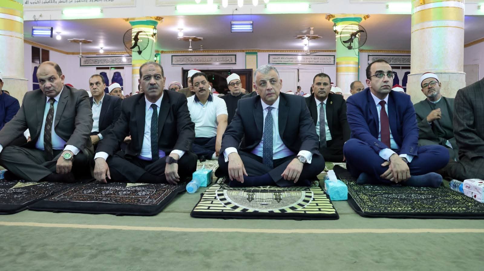 محافظ الإسماعيلية يشهد الاحتفال بالعام الهجري الجديد بمسجد الروضة