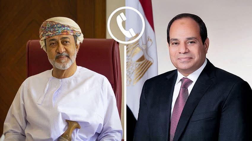 الرئيس السيسى يبحث الأوضاع الإقليمية مع سلطان سلطنة عمان